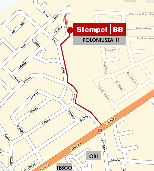 mapka dojazdu